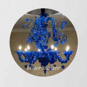 لوستر مورانو آبی