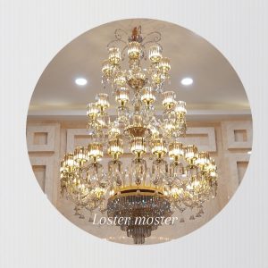 لوستر کریستال 66 شاخه