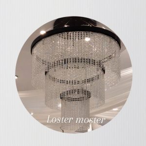 لوستر ریسه ای سه طبقه